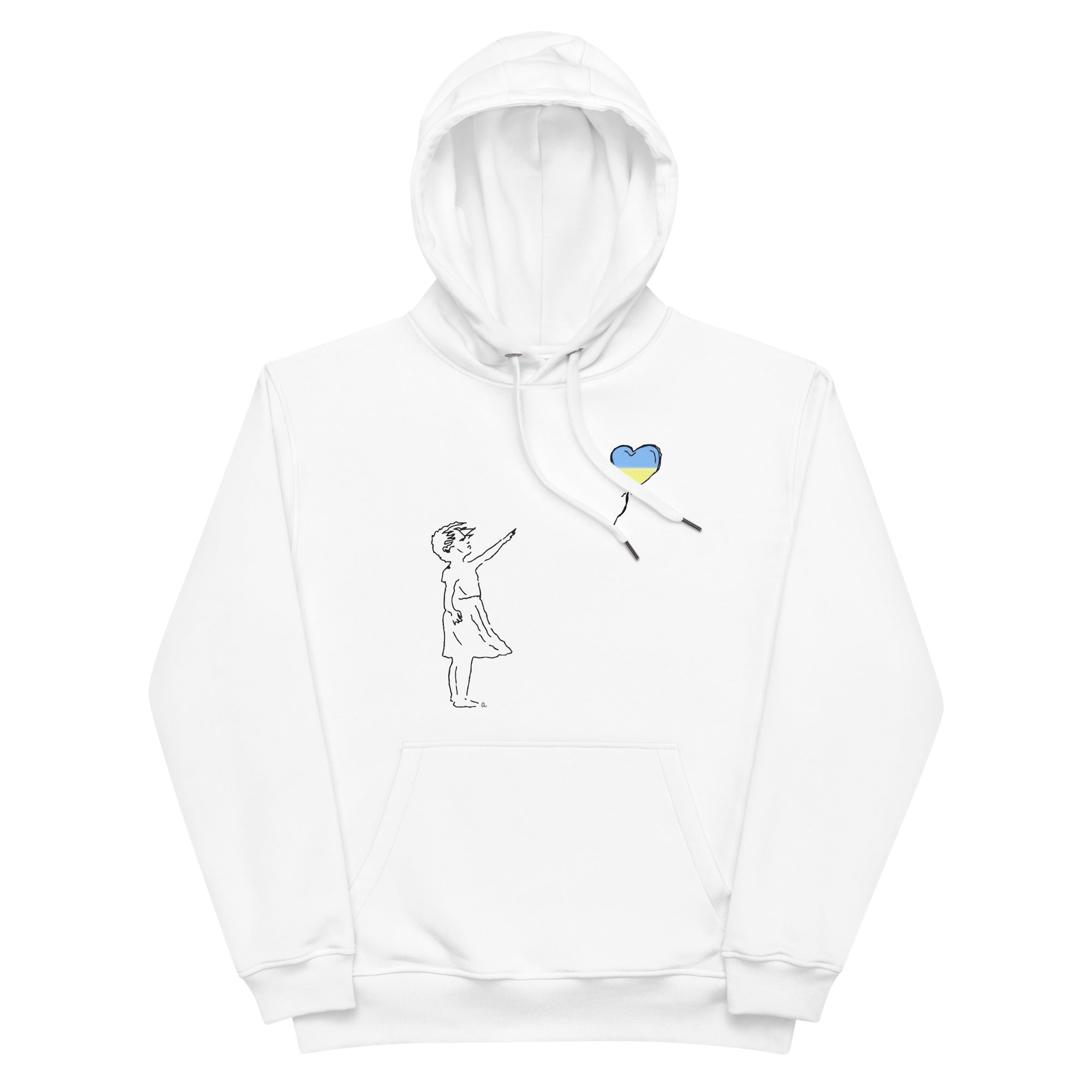 Unisex Eco-Friendly "Girl With Inspiration" Graphic Hoodie