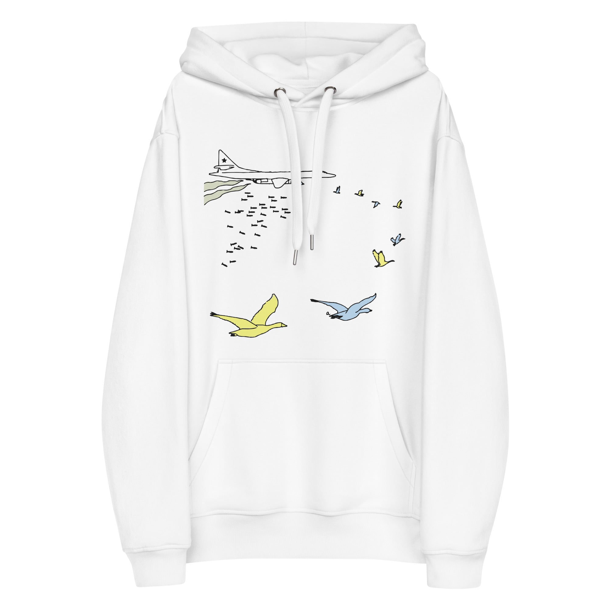 Unisex Eco-Friendly "Flock Together" Graphic Hoodie
