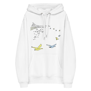 Unisex Eco-Friendly "Flock Together" Graphic Hoodie