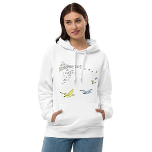 Unisex Eco-Friendly "Flock Together" Graphic Hoodie