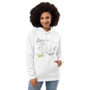 Unisex Eco-Friendly "Flock Together" Graphic Hoodie