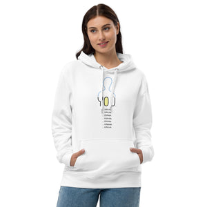 Unisex Eco-Friendly "YOUkraine" Graphic Hoodie