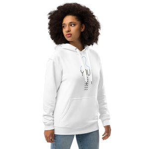 Unisex Eco-Friendly "YOUkraine" Graphic Hoodie