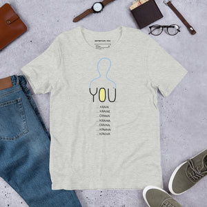 Unisex Side-Seamed "YOUkraine" Graphic Tee