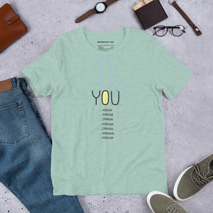 Unisex Side-Seamed "YOUkraine" Graphic Tee