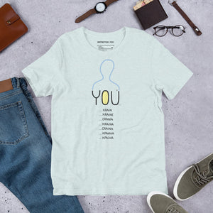 Unisex Side-Seamed "YOUkraine" Graphic Tee
