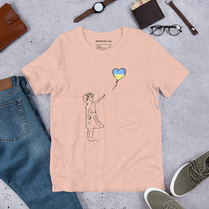 Unisex Side-Seamed "Girl With Inspiration" Graphic T-Shirt