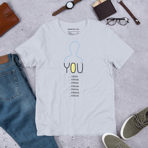 Unisex Side-Seamed "YOUkraine" Graphic Tee