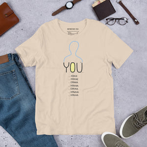 Unisex Side-Seamed "YOUkraine" Graphic Tee