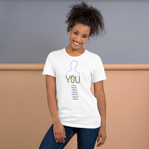 Unisex Side-Seamed "YOUkraine" Graphic Tee