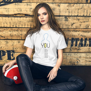 Unisex Side-Seamed "YOUkraine" Graphic Tee