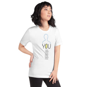 Unisex Side-Seamed "YOUkraine" Graphic Tee